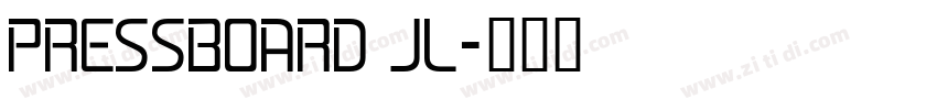 Pressboard JL字体转换